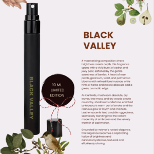 Black Valley 20 Years Utopic anniversary Perfume 10ml bottle